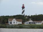 Close up of the lighthouse from the river